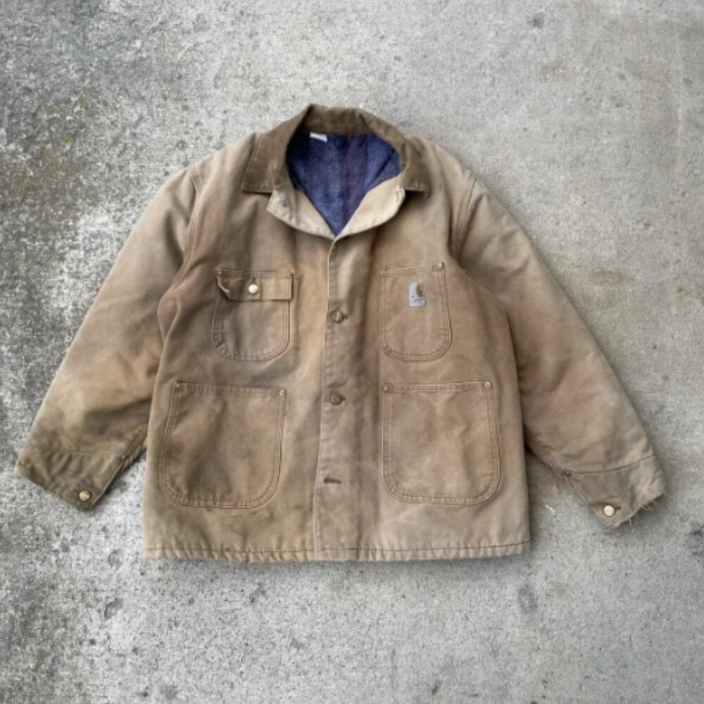 Carhartt Blanket Lined Faded Chore Jacket